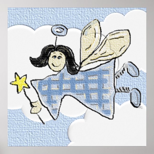 Dimensional Fairy in the Clouds Poster (Front)