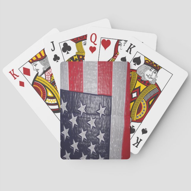 Dimensional Flag Playing Cards (Back)
