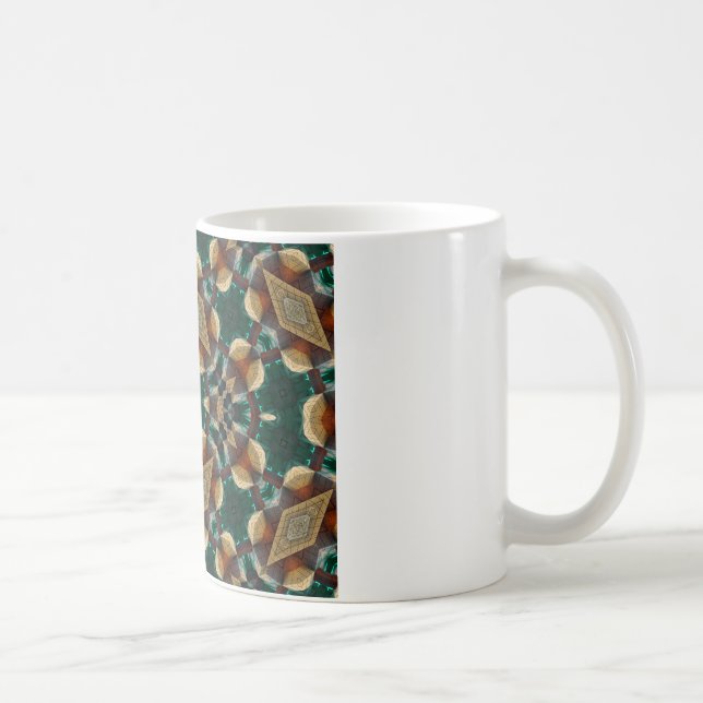 Dimensional Green Coffee Mug (Right)