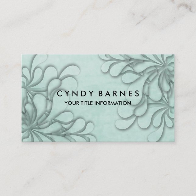 Dimensional Grunge Business Card (Front)