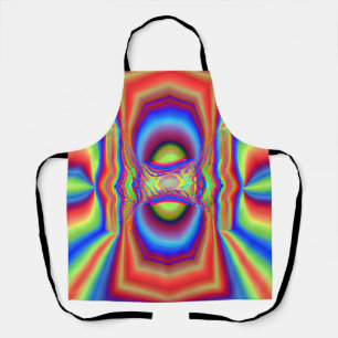 Dimensional Intersection Digital Art Apron