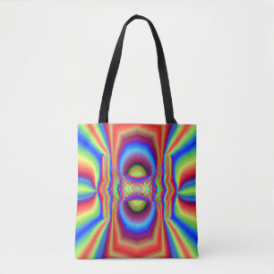 Dimensional Intersection Digital Art Tote Bag