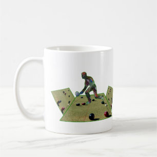 Dimensional Lawn Bowlers Design, Coffee Mug
