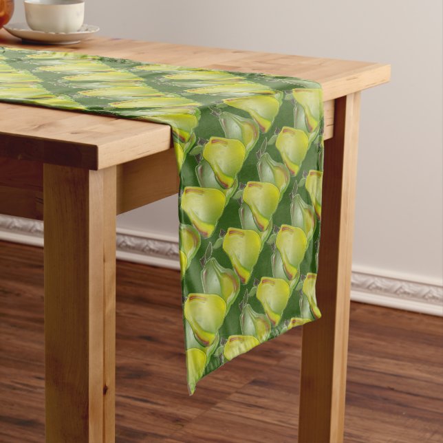 Dimensional Pears Medium Table Runner (In Situ)