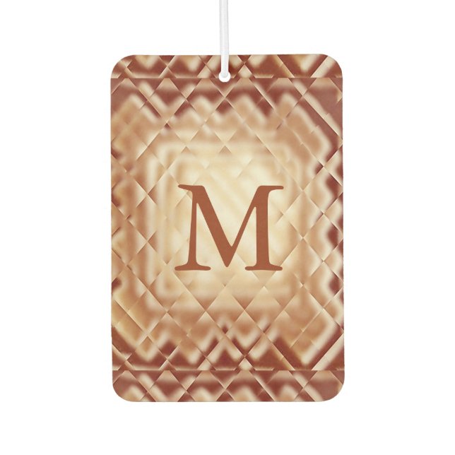 Dimensional Square-Red-MS Air Freshener (Front)