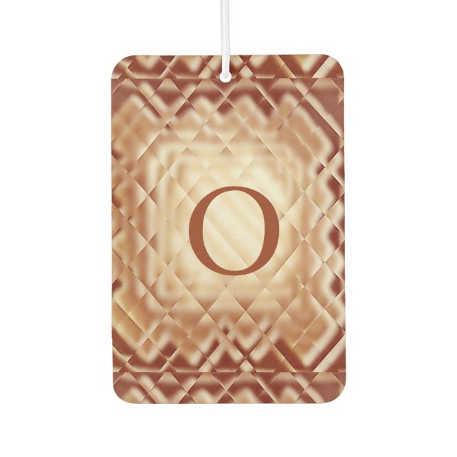 Dimensional Square-Red-O Air Freshener (Front)