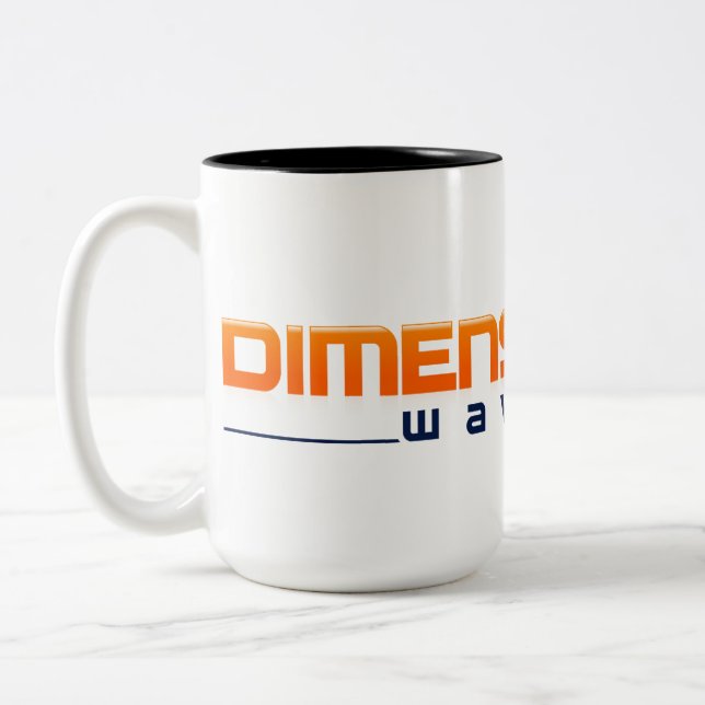 Dimensional Wave Official Mug (Left)