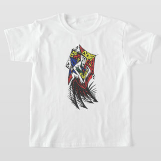 Dimensions Colourful Abstract Tribal Tattoo Art T-Shirt