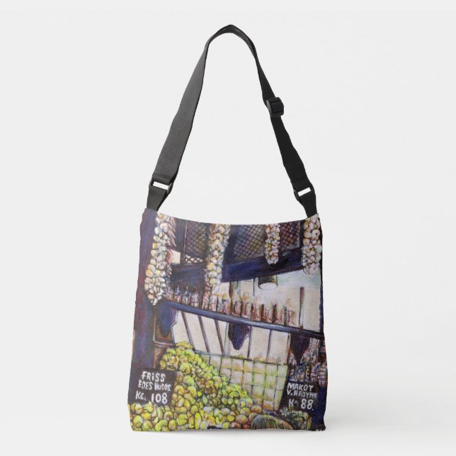 Dimensions of Curiosity Crossbody Bag (Front)