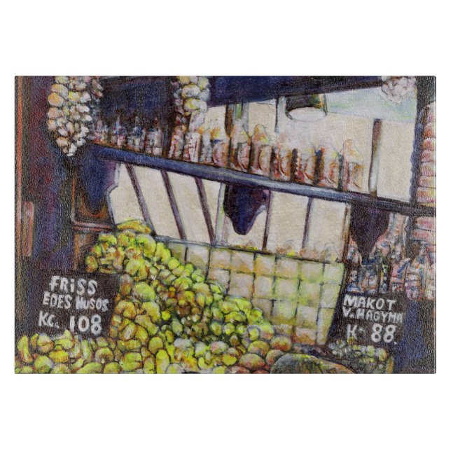 Dimensions of Curiosity Cutting Board (Front)