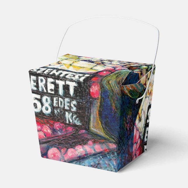 Dimensions of Curiosity Favor Box (Front Side)