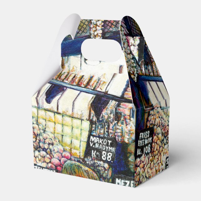 Dimensions of Curiosity Favor Box (Front Side)