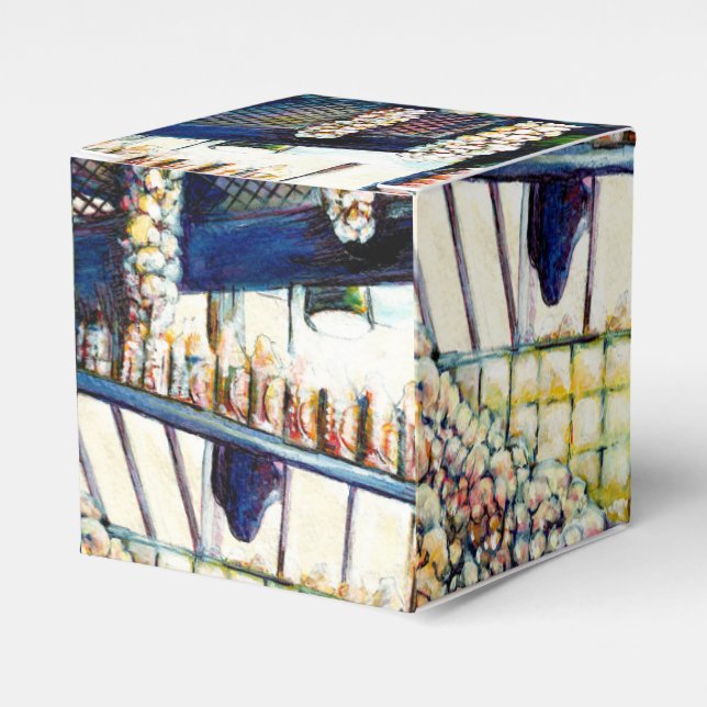 Dimensions of Curiosity Favor Box (Front Side)