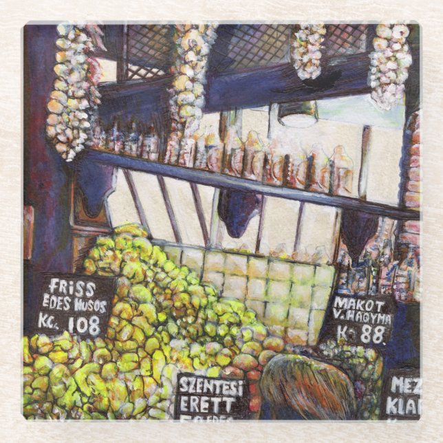 Dimensions of Curiosity Glass Coaster (Front)