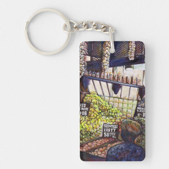 Dimensions of Curiosity Keychain (Front)