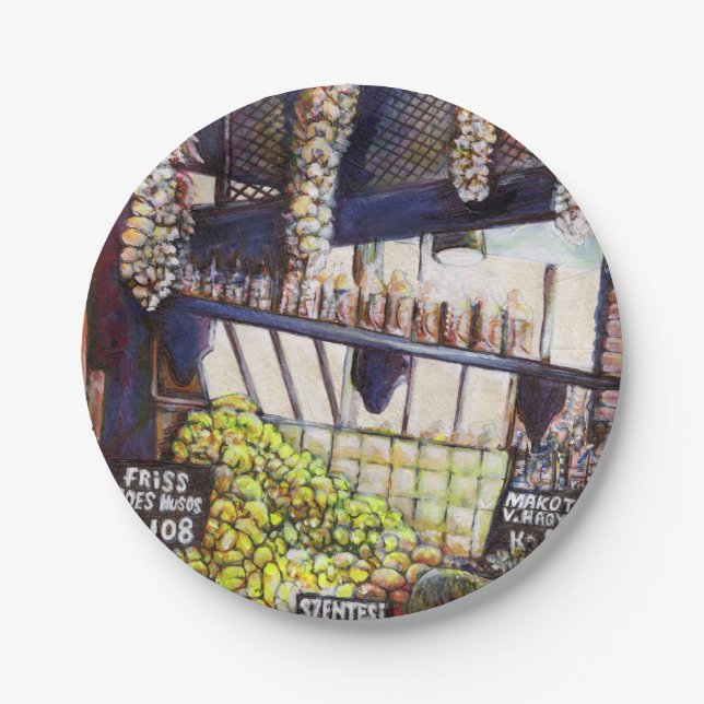 Dimensions of Curiosity Paper Plate (Front)