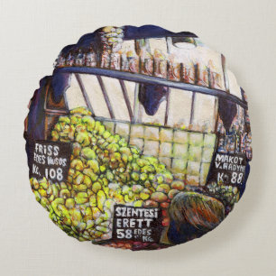 Dimensions of Curiosity Round Pillow