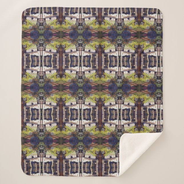Dimensions of Curiosity Sherpa Blanket (Front)