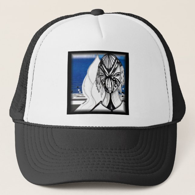"Dimensions" Trucker Hat (Front)
