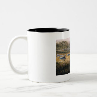Dimetrodon and Eryops Two-Tone Coffee Mug