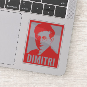 Dimitri Shostakovich Pop Art Custom Cut Vinyl