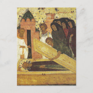 Dimitry's Burial in His Church by Dionisius Postcard