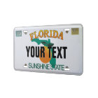 (Personnalisable) Plaque de licence Floride