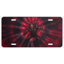 Plaque de licence Krampus