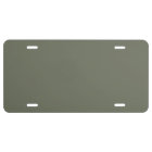 Plaque de Licence Verte Moss Minimaliste - Personn