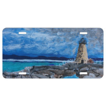 Plaque minéralogique de peinture de phare