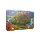 Plaque minéralogique en aluminium de feuillage