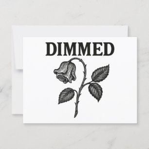 Dimmed Postcard