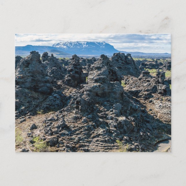 Dimmuborgir lava field, Myvatn area - Iceland Postcard (Front)