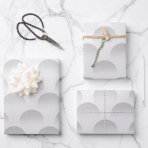 Dimpled Golf Ball Pattern Wrapping Paper Sheet