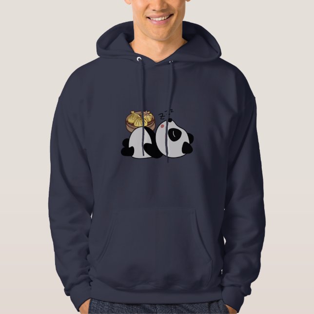 Dimsum Loving Panda Hoodie (Front)