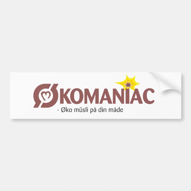 Din Musli Bumper Sticker (Front)