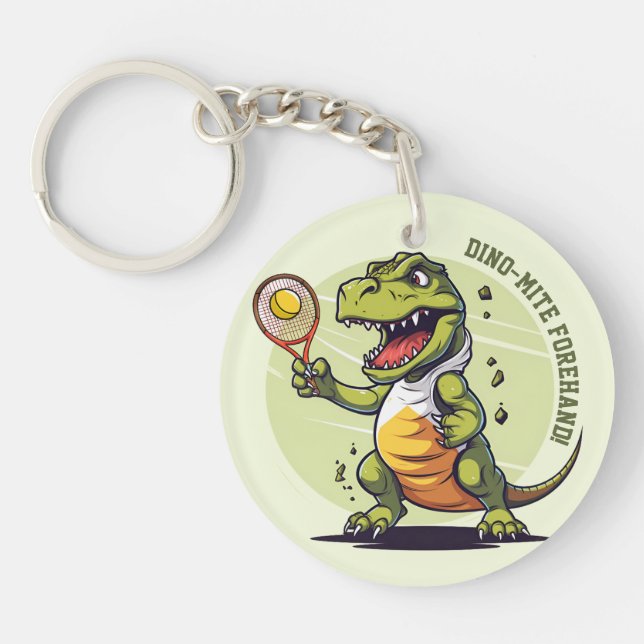 Dina-Mite Forehand Keychain (Front)