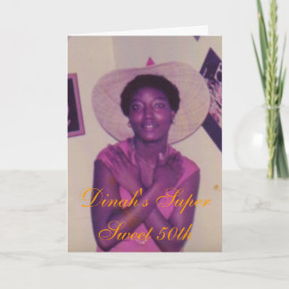 Dinah's Super Sweet 50th Invitation