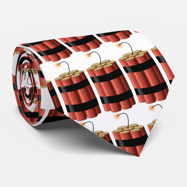 Dinamite boom or explosive pattern tie (Rolled)