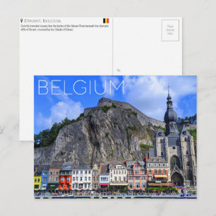 Dinant, Belgium Travel Postcard