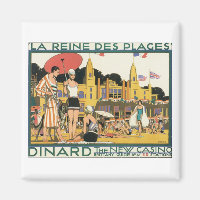 Dinard The New Casino Vintage Travel Poster