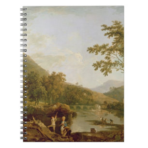 Dinas Bran from Llangollen, 1770-71 (oil on canvas Notebook