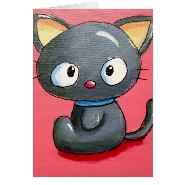 Dina's Kitty Card (Front)
