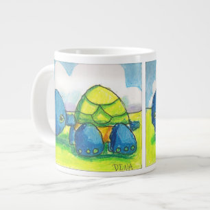 Dina's Turtle (double image) Jumbo Mug