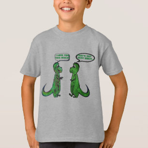 dinasaurs t-rex vous aiment ce t-shirt très drôle