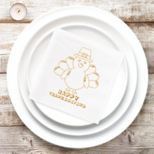Dinde de Thanksgiving mignonne 