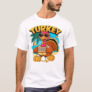Dinde en vacances en Jamaïque T-Shirt Classique.pn