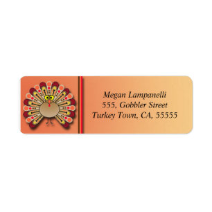 Dinde goggly observée de thanksgiving