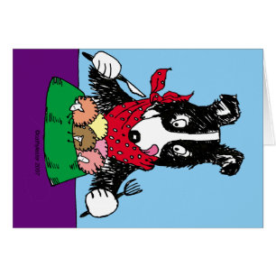 Dîner de border collie