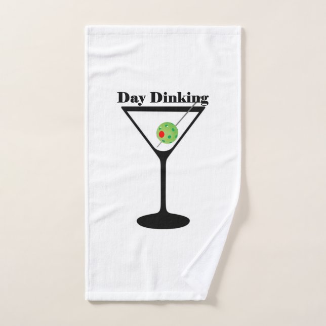 Dîner de jour - Pickleball Sport serviette à main (Serviette à main)
